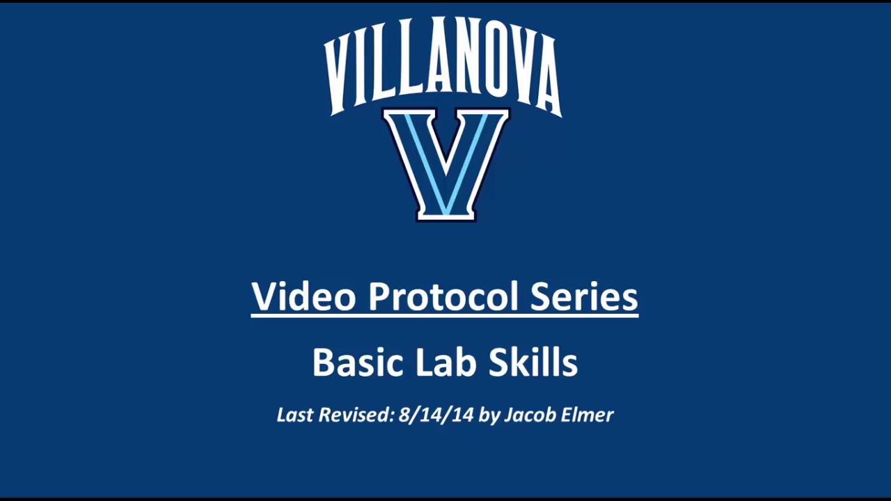 Basic Lab Skills Training Video